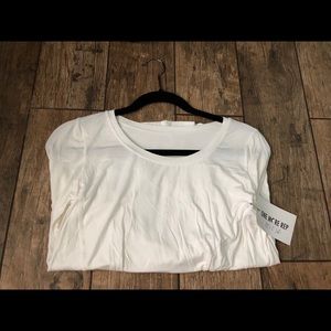 White Heavenly Long T